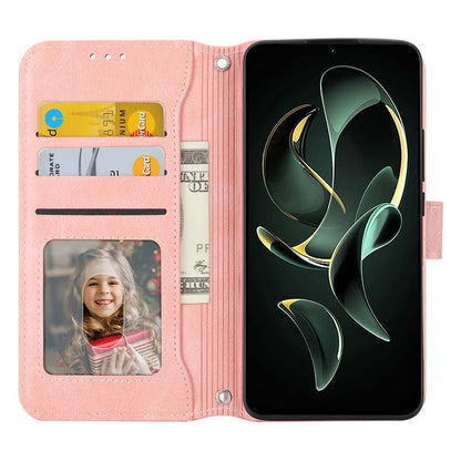 For Xiaomi Redmi K60 Ultra / 13T / 13T Pro Case Shockproof Leather Wallet Phone Cover with Long and Short Straps