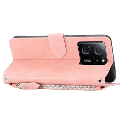 For Xiaomi Redmi K60 Ultra / 13T / 13T Pro Case Shockproof Leather Wallet Phone Cover with Long and Short Straps