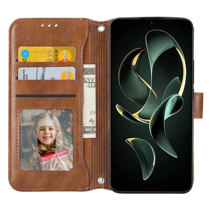 For Xiaomi Redmi K60 Ultra / 13T / 13T Pro Case Shockproof Leather Wallet Phone Cover with Long and Short Straps