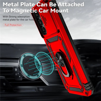 For Samsung Galaxy S23 FE Case Slide Camera Protection Kickstand Phone Cover