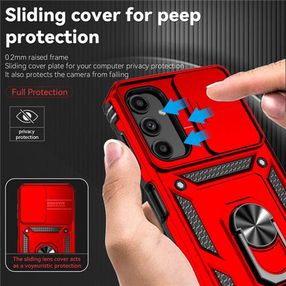 For Samsung Galaxy S23 FE Case Slide Camera Protection Kickstand Phone Cover