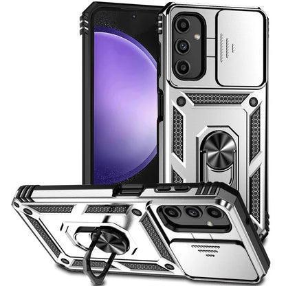 For Samsung Galaxy S23 FE Case Slide Camera Protection Kickstand Phone Cover