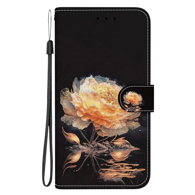 For Transsion Tecno Pova 5 4G Case Pattern Printing Phone Leather Cover