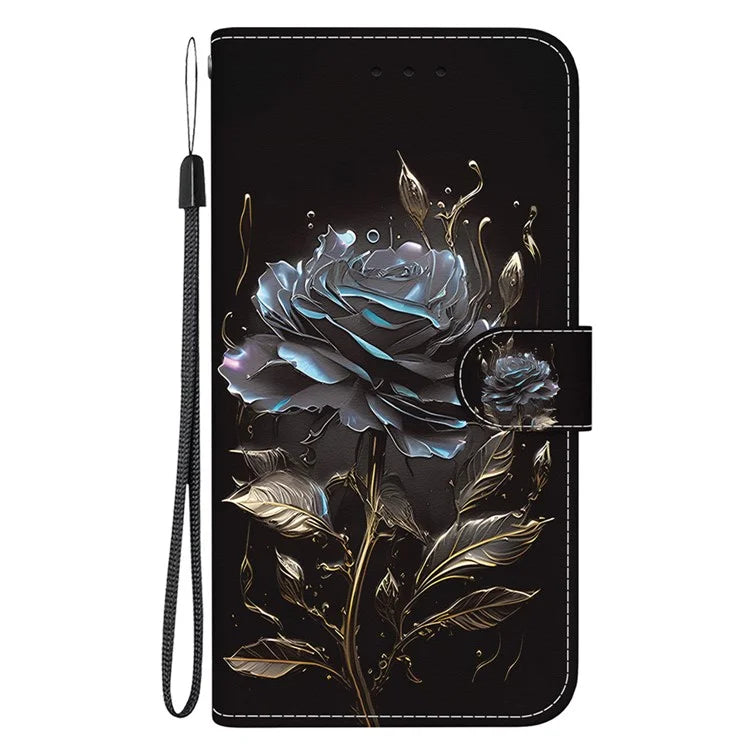 For Transsion Tecno Pova 5 4G Case Pattern Printing Phone Leather Cover