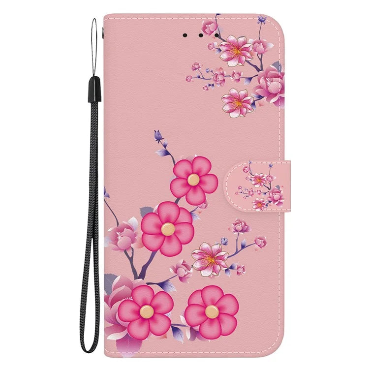 For Transsion Tecno Pova 5 4G Case Pattern Printing Phone Leather Cover