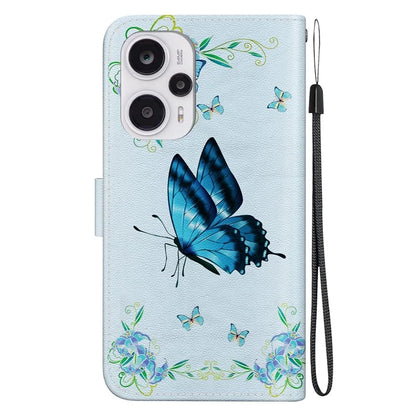 For Xiaomi Poco F5 5G / Redmi Note 12 Turbo Case PU Leather Stand Cover
