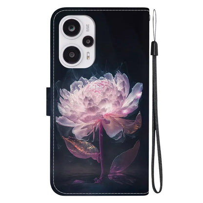 For Xiaomi Poco F5 5G / Redmi Note 12 Turbo Case PU Leather Stand Cover