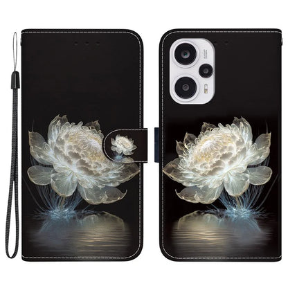 For Xiaomi Poco F5 5G / Redmi Note 12 Turbo Case PU Leather Stand Cover