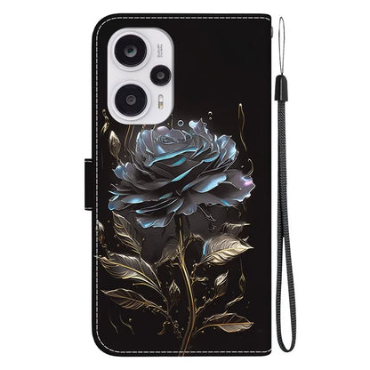 For Xiaomi Poco F5 5G / Redmi Note 12 Turbo Case PU Leather Stand Cover