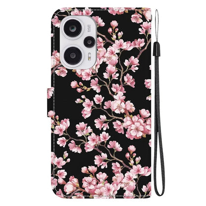 For Xiaomi Poco F5 5G / Redmi Note 12 Turbo Case PU Leather Stand Cover
