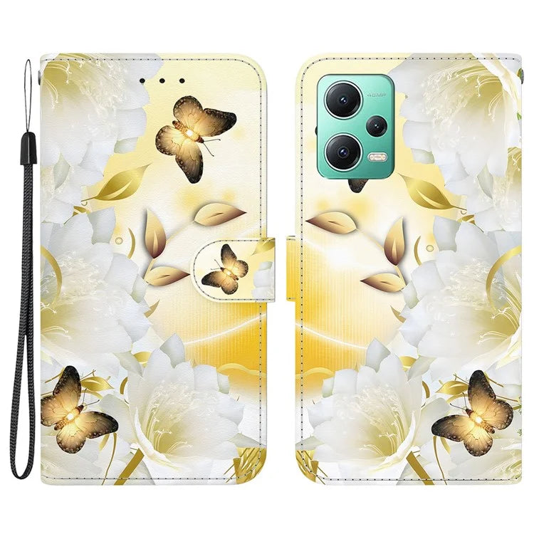 For Xiaomi Redmi Note 12 5G (China) / (India) / (Global) / Poco X5 5G Case Stand Leather Wallet Cover