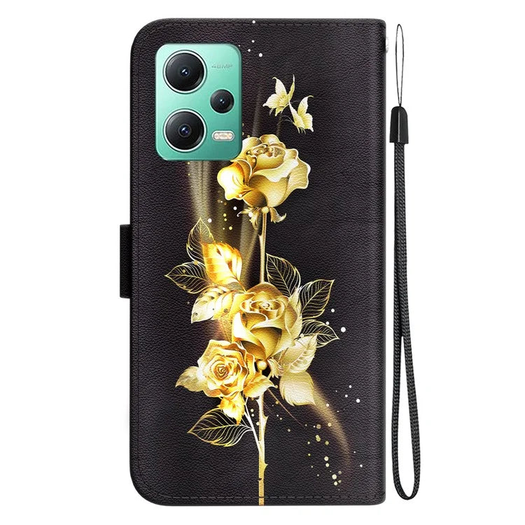 For Xiaomi Redmi Note 12 5G (China) / (India) / (Global) / Poco X5 5G Case Stand Leather Wallet Cover