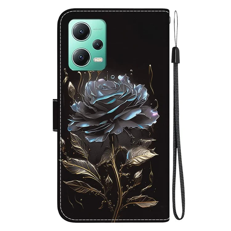 For Xiaomi Redmi Note 12 5G (China) / (India) / (Global) / Poco X5 5G Case Stand Leather Wallet Cover