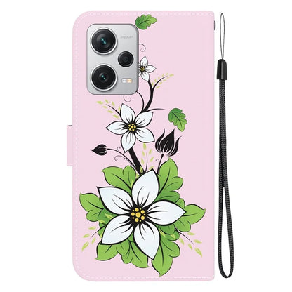 For Xiaomi Redmi Note 12 Pro+ 5G Case Pattern Printing Phone Wallet Cover