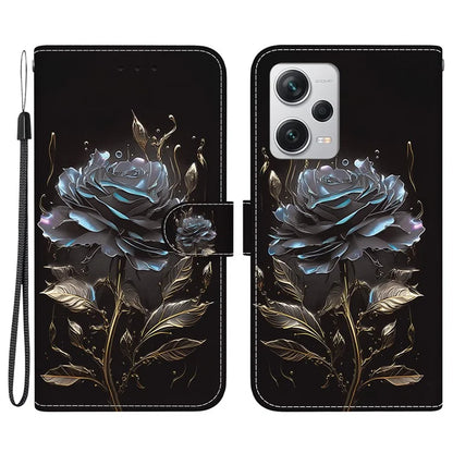 For Xiaomi Redmi Note 12 Pro+ 5G Case Pattern Printing Phone Wallet Cover