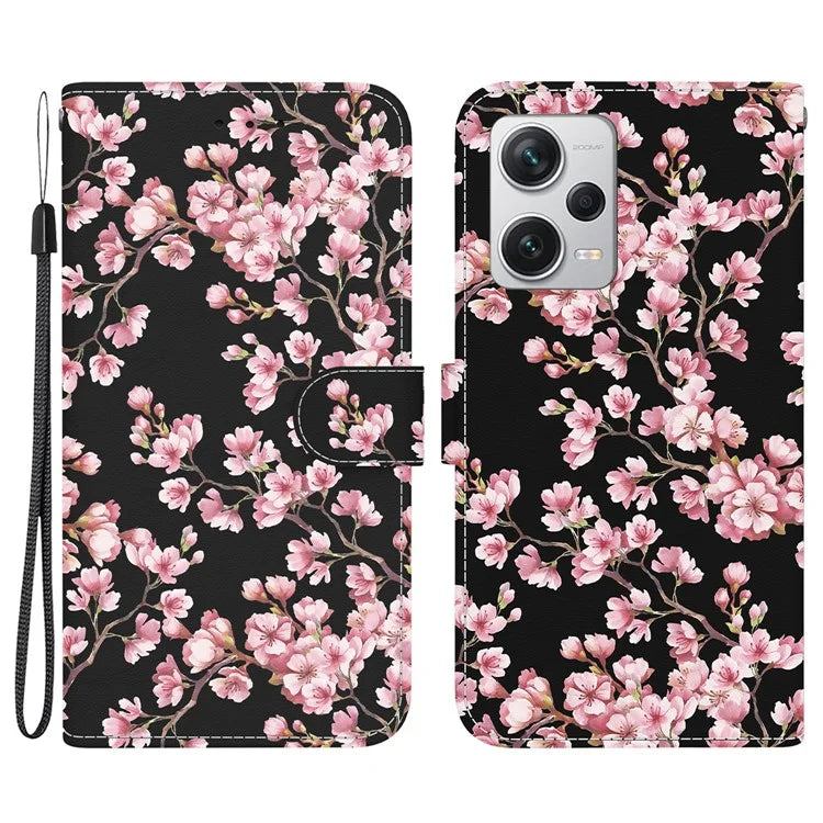 For Xiaomi Redmi Note 12 Pro+ 5G Case Pattern Printing Phone Wallet Cover