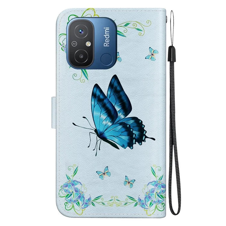 For Xiaomi Redmi 12C 4G Case Anti-scratch Wallet Phone Cover