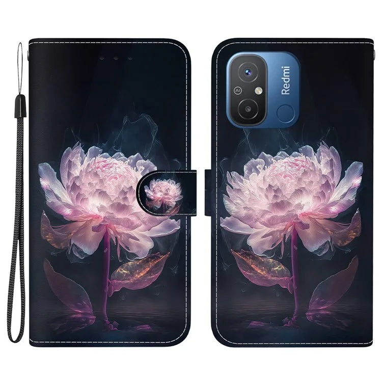 For Xiaomi Redmi 12C 4G Case Anti-scratch Wallet Phone Cover