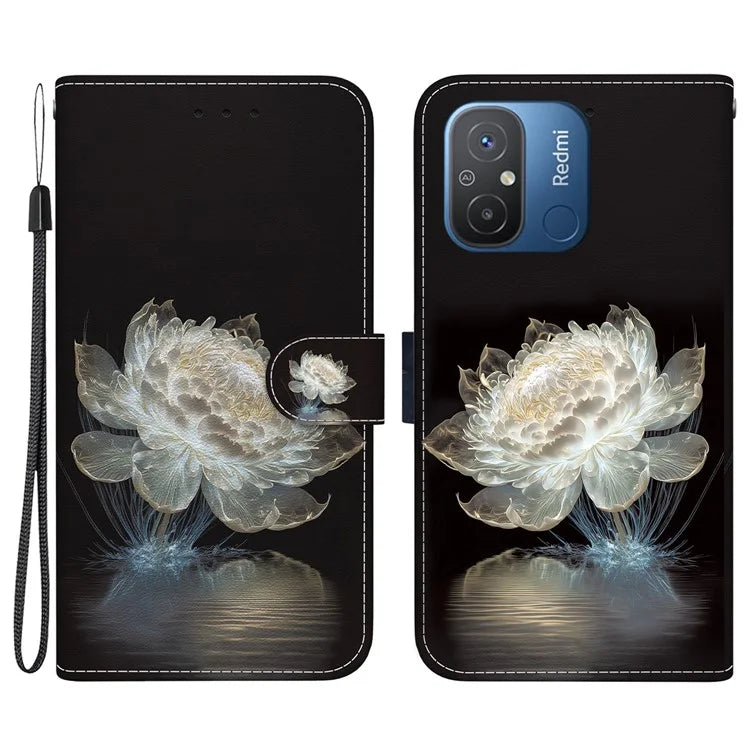 For Xiaomi Redmi 12C 4G Case Anti-scratch Wallet Phone Cover