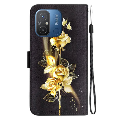 For Xiaomi Redmi 12C 4G Case Anti-scratch Wallet Phone Cover