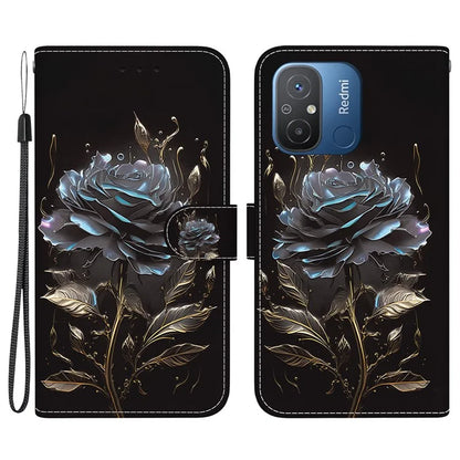 For Xiaomi Redmi 12C 4G Case Anti-scratch Wallet Phone Cover