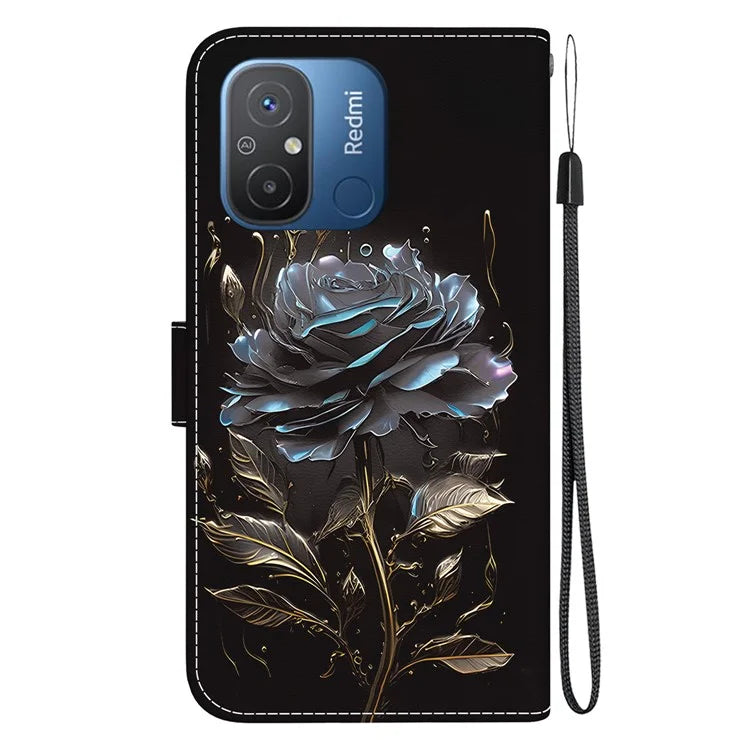 For Xiaomi Redmi 12C 4G Case Anti-scratch Wallet Phone Cover