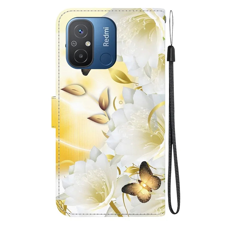 For Xiaomi Redmi 12C 4G Case Anti-scratch Wallet Phone Cover