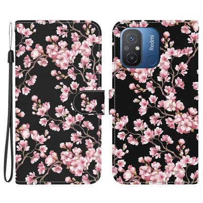 For Xiaomi Redmi 12C 4G Case Anti-scratch Wallet Phone Cover