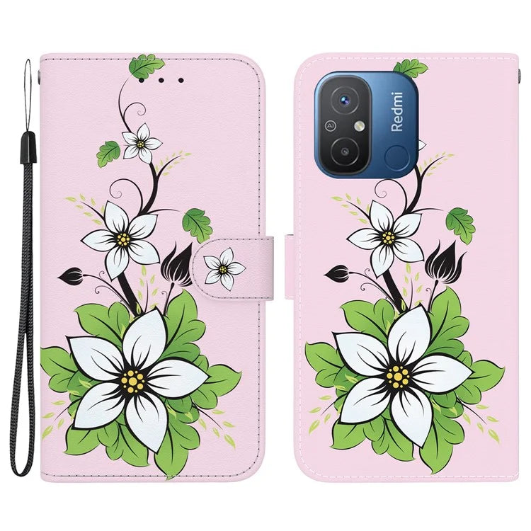 For Xiaomi Redmi 12C 4G Case Anti-scratch Wallet Phone Cover