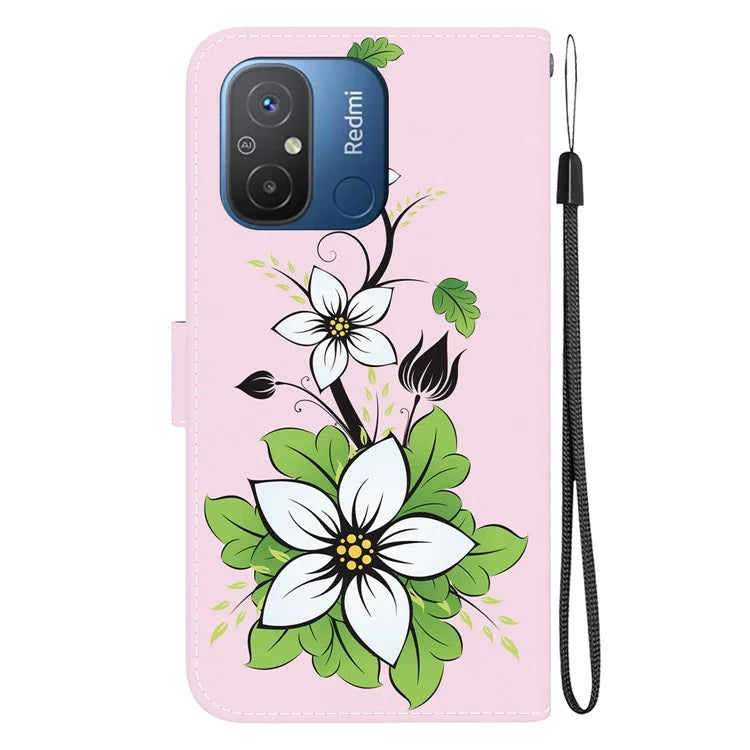 For Xiaomi Redmi 12C 4G Case Anti-scratch Wallet Phone Cover