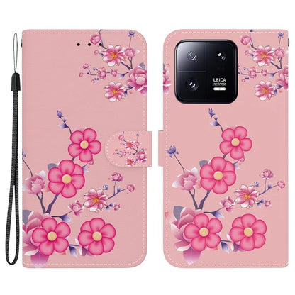 For Xiaomi 13 Pro 5G Case Pattern Printing Folio Flip Phone Cover