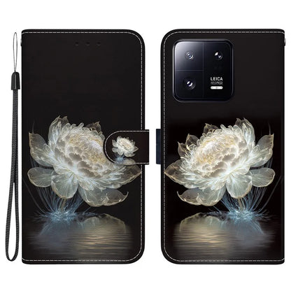 For Xiaomi 13 Pro 5G Case Pattern Printing Folio Flip Phone Cover