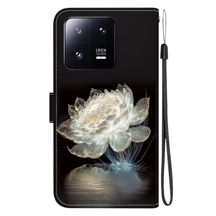 For Xiaomi 13 Pro 5G Case Pattern Printing Folio Flip Phone Cover