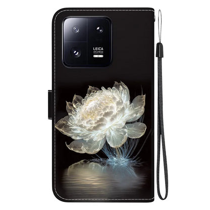 For Xiaomi 13 Pro 5G Case Pattern Printing Folio Flip Phone Cover