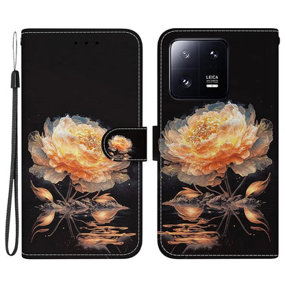 For Xiaomi 13 Pro 5G Case Pattern Printing Folio Flip Phone Cover