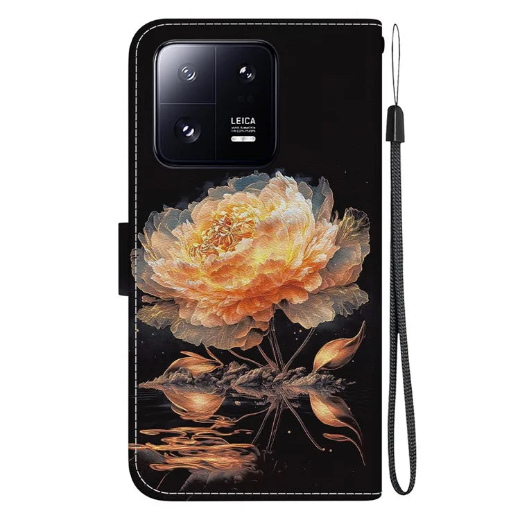 For Xiaomi 13 Pro 5G Case Pattern Printing Folio Flip Phone Cover
