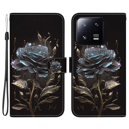 For Xiaomi 13 Pro 5G Case Pattern Printing Folio Flip Phone Cover