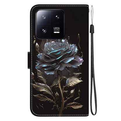 For Xiaomi 13 Pro 5G Case Pattern Printing Folio Flip Phone Cover