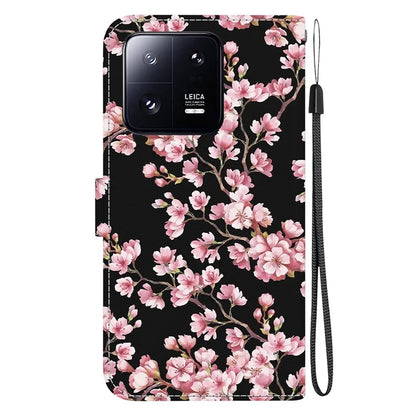 For Xiaomi 13 Pro 5G Case Pattern Printing Folio Flip Phone Cover