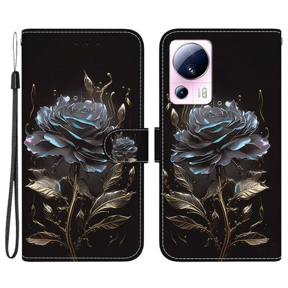For Xiaomi 13 Lite / Civi 2 5G Case Pattern Printing Phone Stand Cover