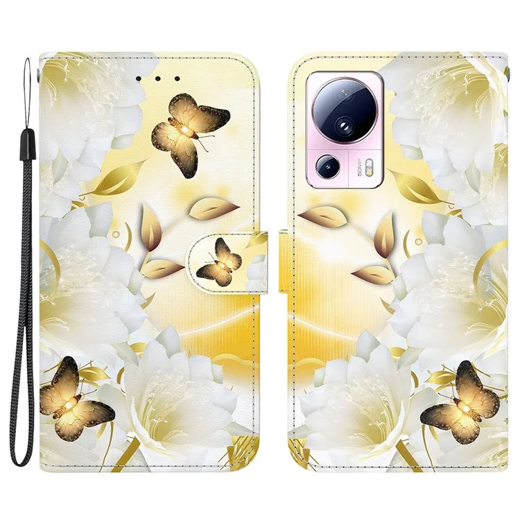 For Xiaomi 13 Lite / Civi 2 5G Case Pattern Printing Phone Stand Cover