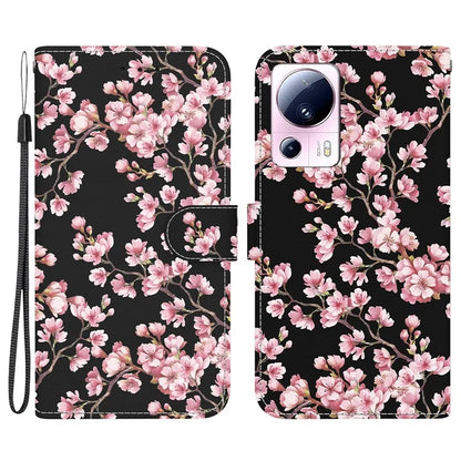For Xiaomi 13 Lite / Civi 2 5G Case Pattern Printing Phone Stand Cover