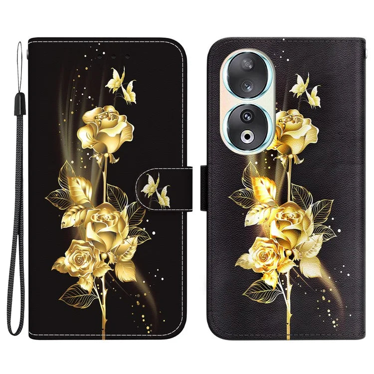 For Honor 90 Case Pattern Printing Shockproof Phone Cover
