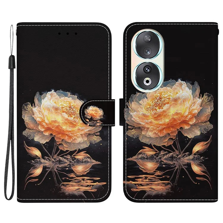 For Honor 90 Case Pattern Printing Shockproof Phone Cover