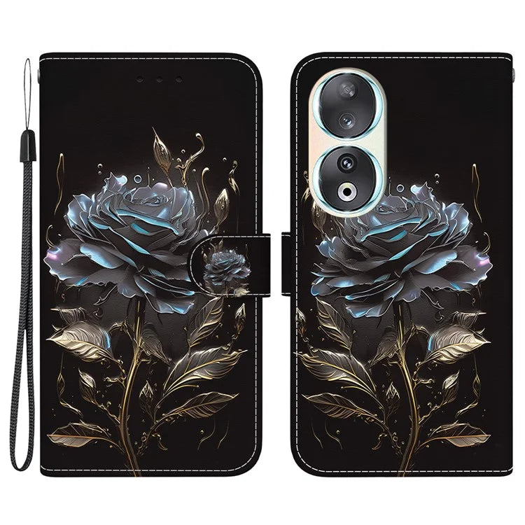 For Honor 90 Case Pattern Printing Shockproof Phone Cover