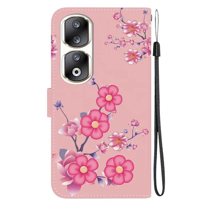 For Honor 90 Pro Case Foldable Stand Pattern Printing Phone Cover