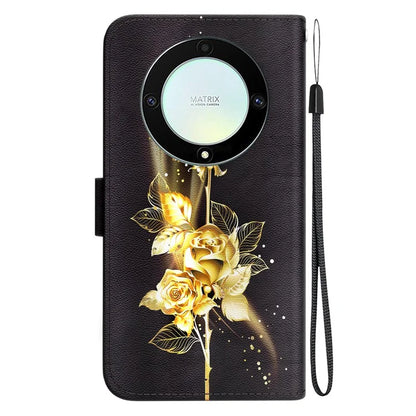 For Honor X9a 5G / X40 5G / Magic5 Lite 5G Case Pattern Printing Flip Shell Phone Cover