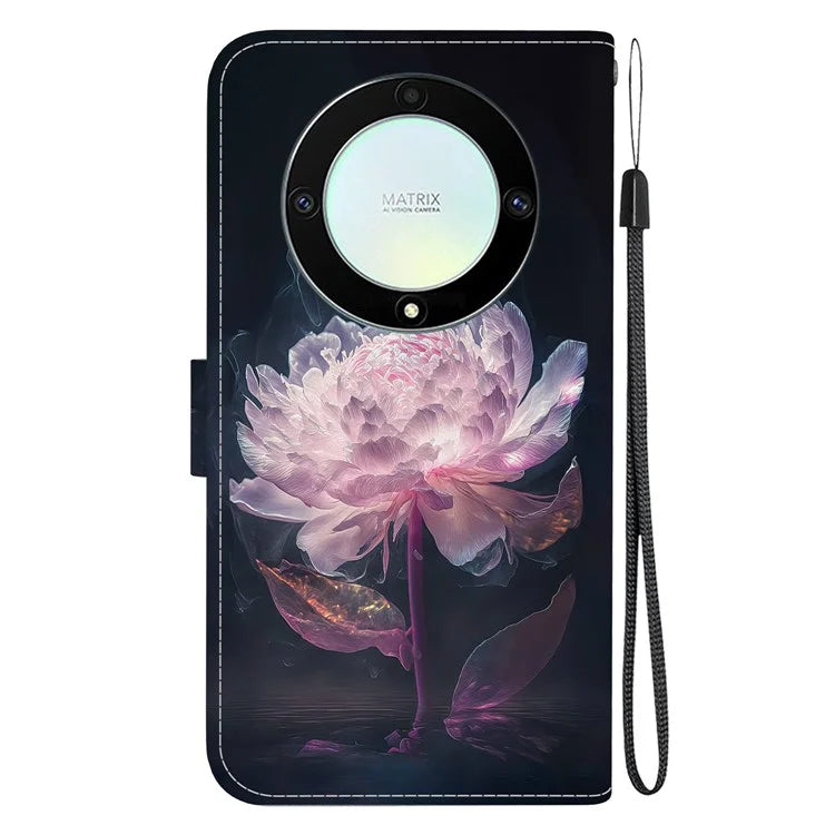 For Honor X9a 5G / X40 5G / Magic5 Lite 5G Case Pattern Printing Flip Shell Phone Cover