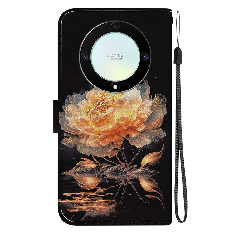 For Honor X9a 5G / X40 5G / Magic5 Lite 5G Case Pattern Printing Flip Shell Phone Cover