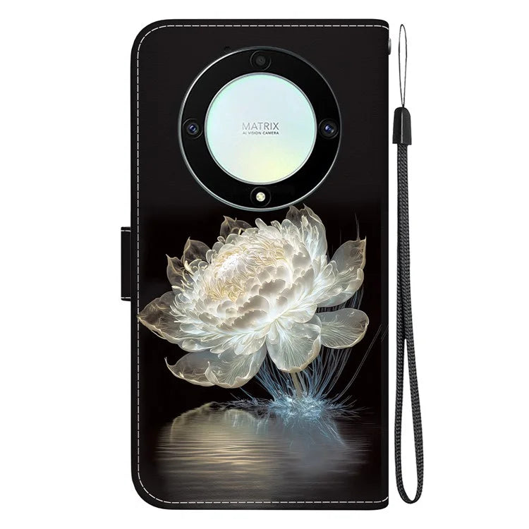 For Honor X9a 5G / X40 5G / Magic5 Lite 5G Case Pattern Printing Flip Shell Phone Cover